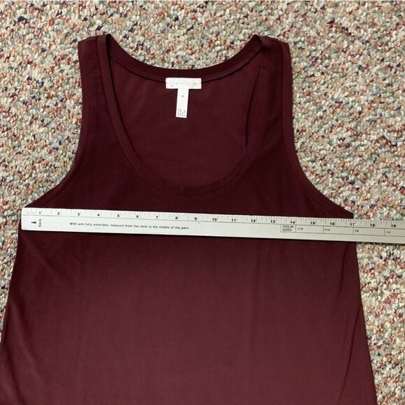 Leith Burgundy Sleeveless Swing A-Line Knee Length Dress Size M - Picture 10 of 11
